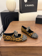 CC 26 Polka Dot Mary Janes Brown in Horsehair 756090