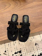 CC 26 Sandal Black in Velvet 748533