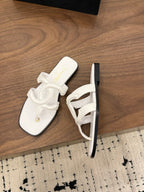 CC 26 Sandal White in Cowhide 748530