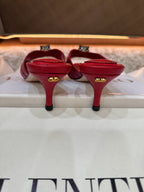 VT Sandal 55mm Red in Cowhide 755972
