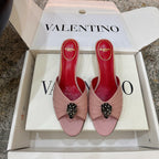VT Sandal 55mm Pink in Cowhide 755973