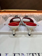 VT Sandal 55mm White in Cowhide 755974