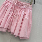 Loew Tiered Tulle Skirt Pink in Cotton 381558