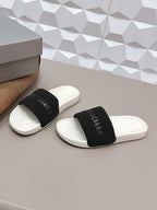 Bal 26 Sandal White Black in Leather 770767