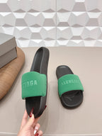 Bal 26 Sandal Green in Leather 770766