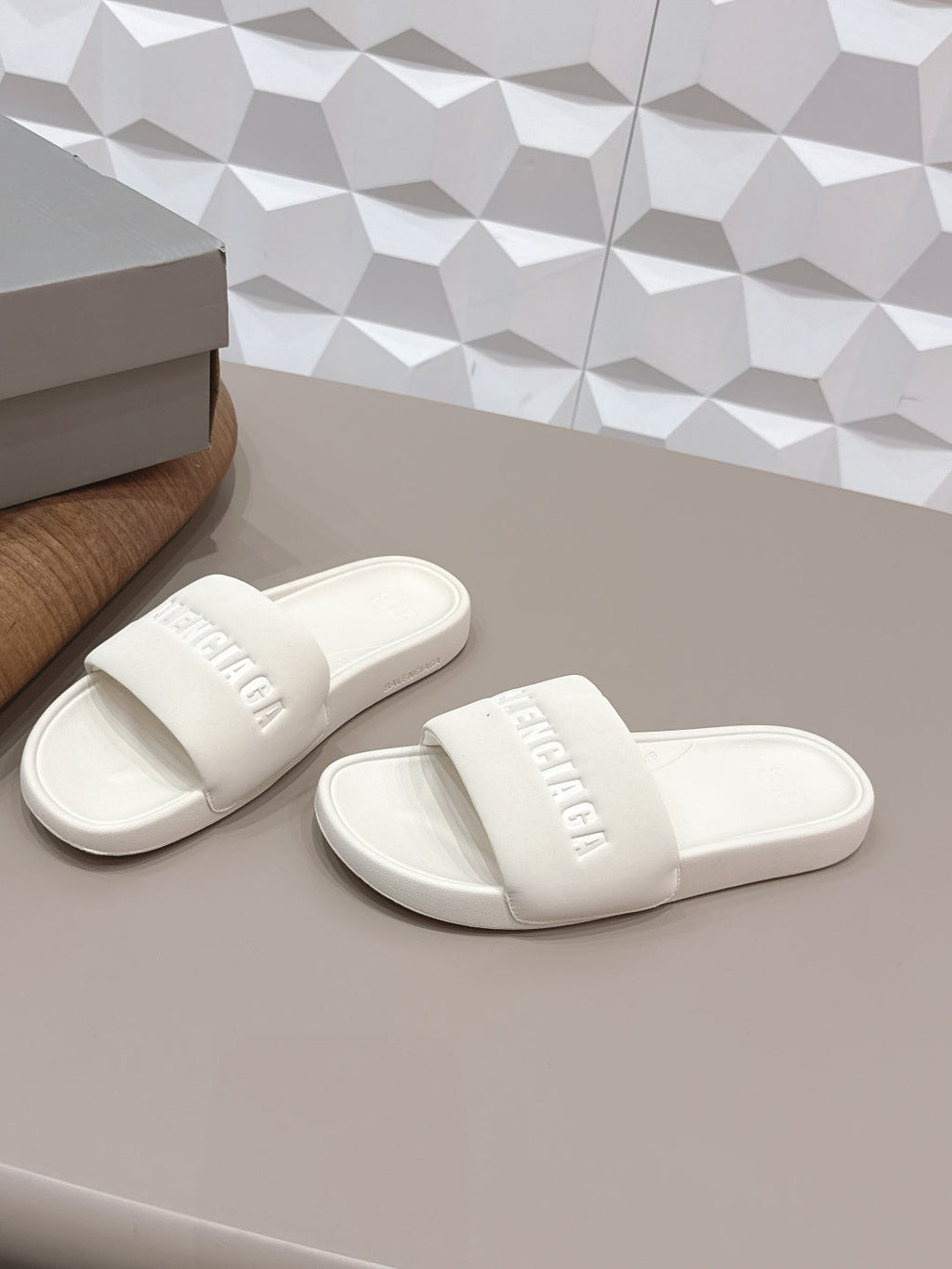 Bal 26 Sandal Full White in Leather 770765