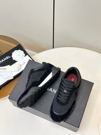 CC 26S Baseball Shoes Black in Suede and cotton Panels 771238
