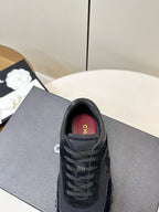 CC 26S Baseball Shoes Black in Suede and cotton Panels 771238