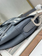 CD Saddle Bag 25.5cm Gray in Denim 288056