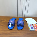 HM Sandal Blue Iris Metallic in Snakeskin 788522