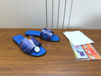 HM Sandal Blue Iris Metallic in Snakeskin 788522