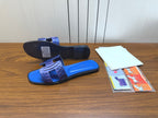 HM Sandal Blue Iris Metallic in Snakeskin 788522