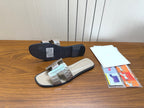 HM Sandal Silver Gray in Snakeskin 788518