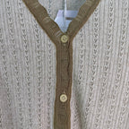 CD 26 Color-Blocked Textured Knit Top in Wool
