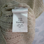 CD 26 Color-Blocked Textured Knit Top in Wool