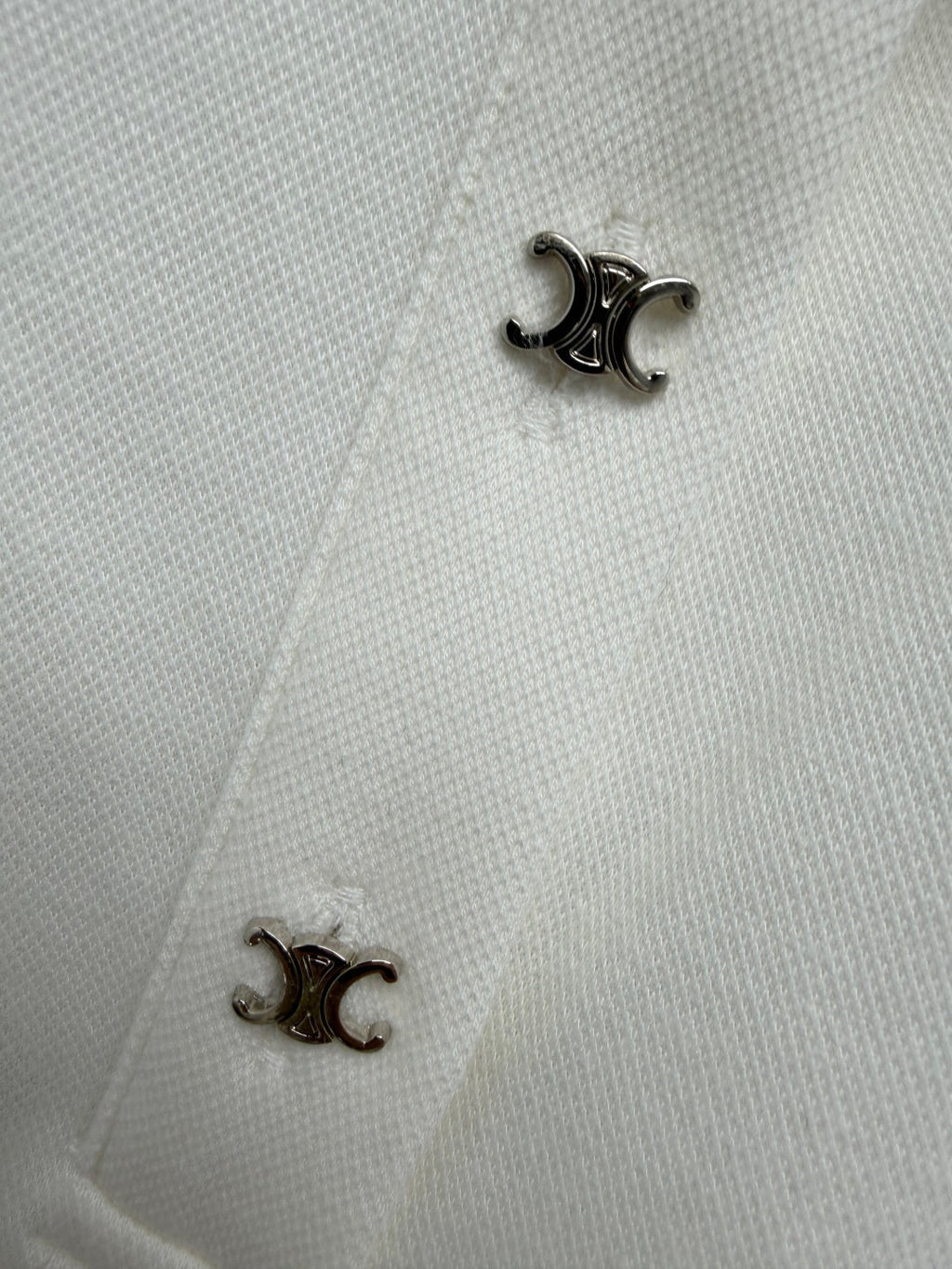 CL 26 Polo Dress White in Cotton 386640
