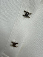CL 26 Polo Dress White in Cotton 386640