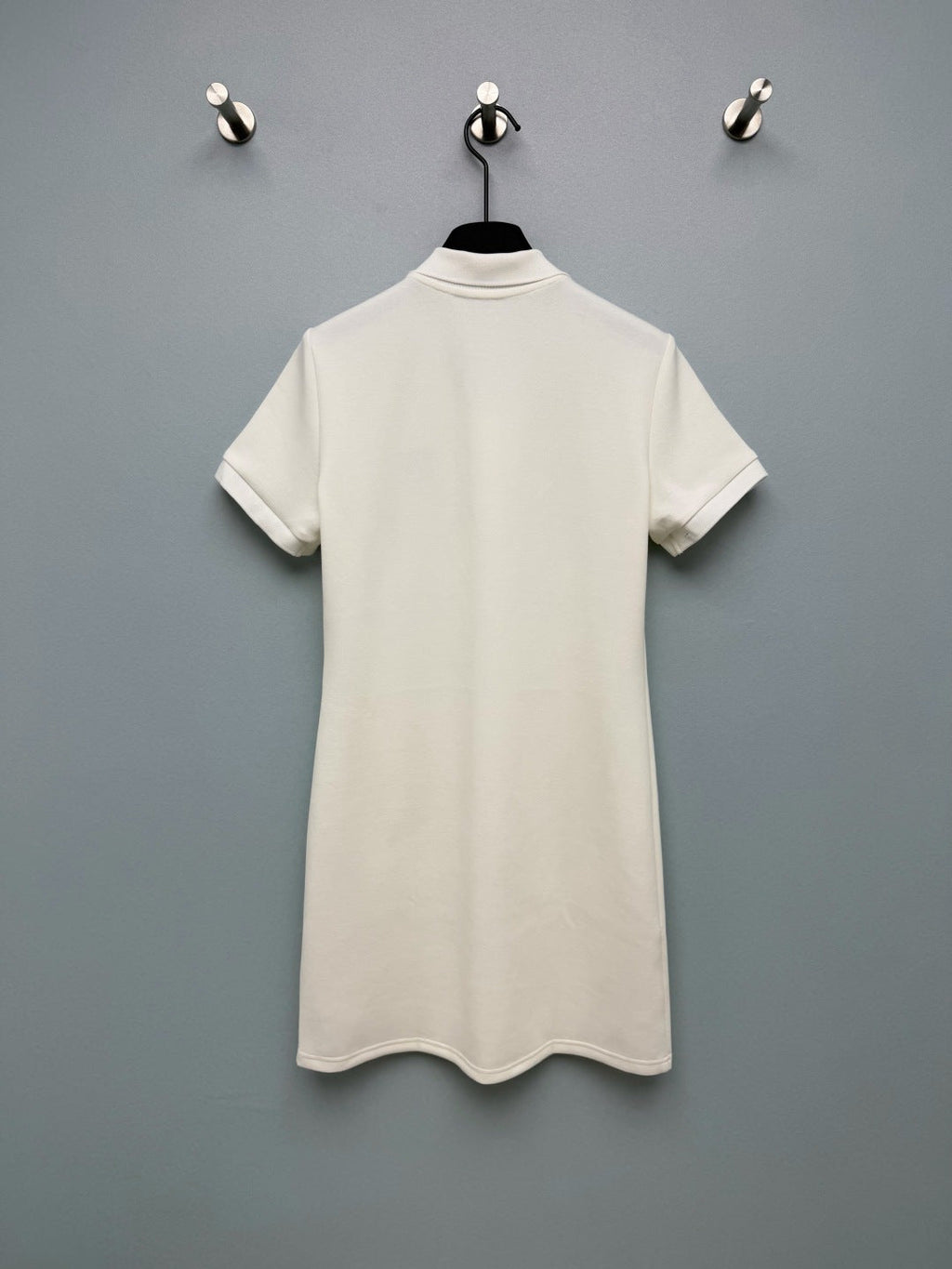 CL 26 Polo Dress White in Cotton 386640