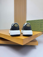 GG SNEAKER BLACK MIX BLUE NAPPA LEATHER 194556