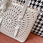 MINA 20 BAG IN WHITE VIENNA CALFSKIN