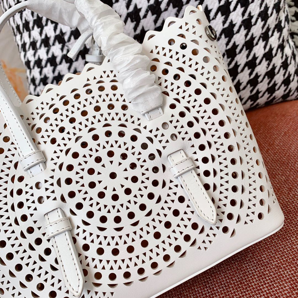 MINA 20 BAG IN WHITE VIENNA CALFSKIN