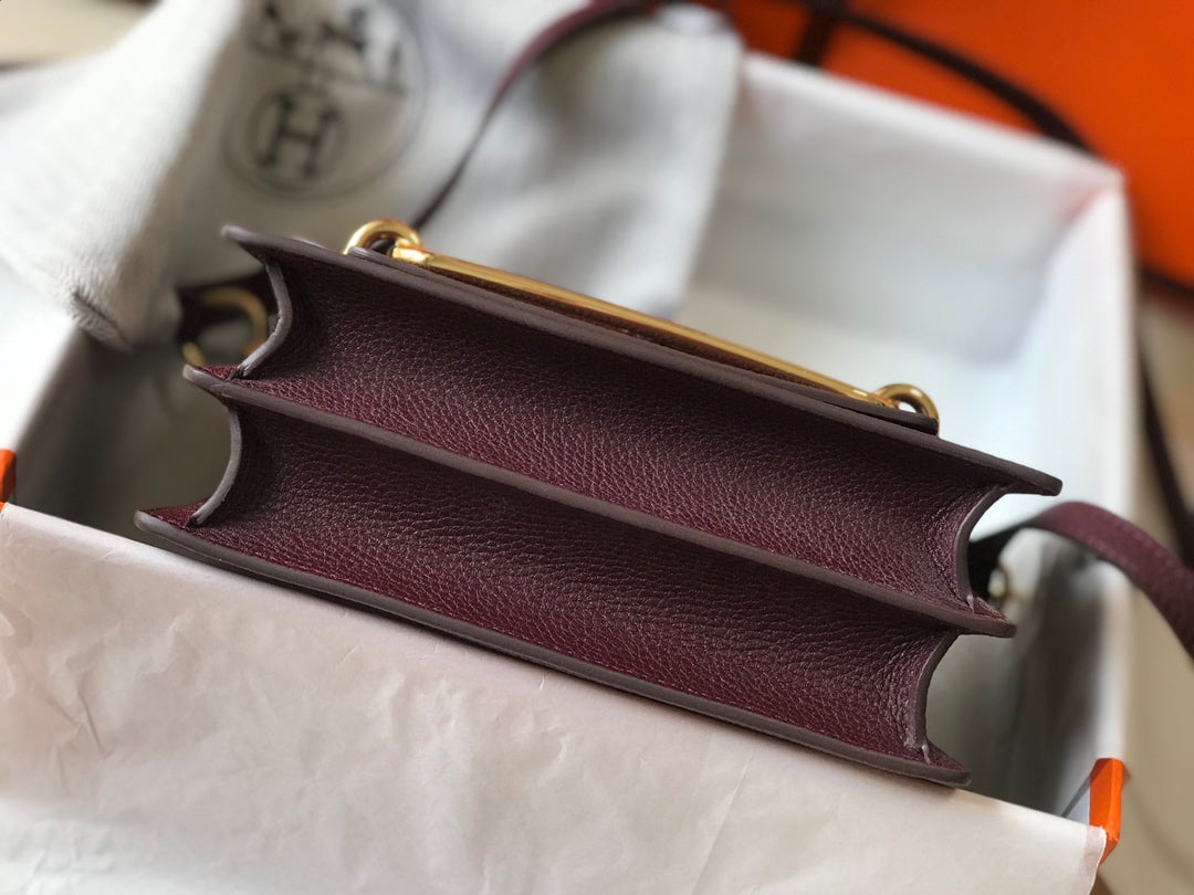 HM SAC ROULIS 19 WINE TOGO LEATHER