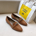 HM Pegase Ballerina Flats Brown Leather 546204