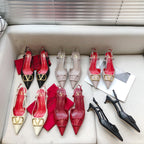 Valentino Slingback Pump 40mm Sheepskin