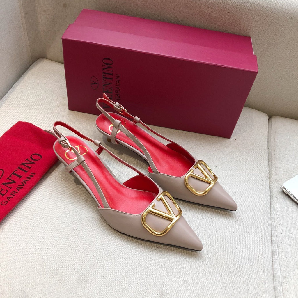 Valentino Slingback Pump 40mm Sheepskin