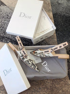 CD 25 J'Adior Slingback Flat Fabric 237871