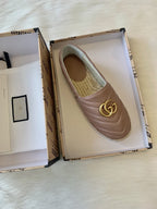 gg espadrilles dark powder pink calfskin