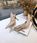 JAdior slingback pumps 95 all rose cannelle embroidered cotton