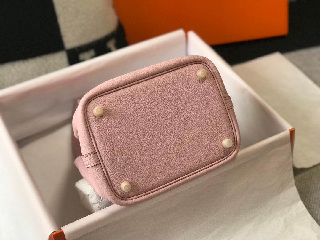picotin lock 18 pink togo ghw