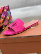LP SUMMER CHARMS SANDALS BRIGHT PINK SUEDE