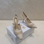 CD 25 J'Adior Slingback Heel Mesh and Leather 237890