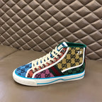 GG Men's High-Top Sneaker Mullticolor Canvas 574751