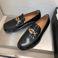 GG Men's Loafer Black Patent Leather 525079