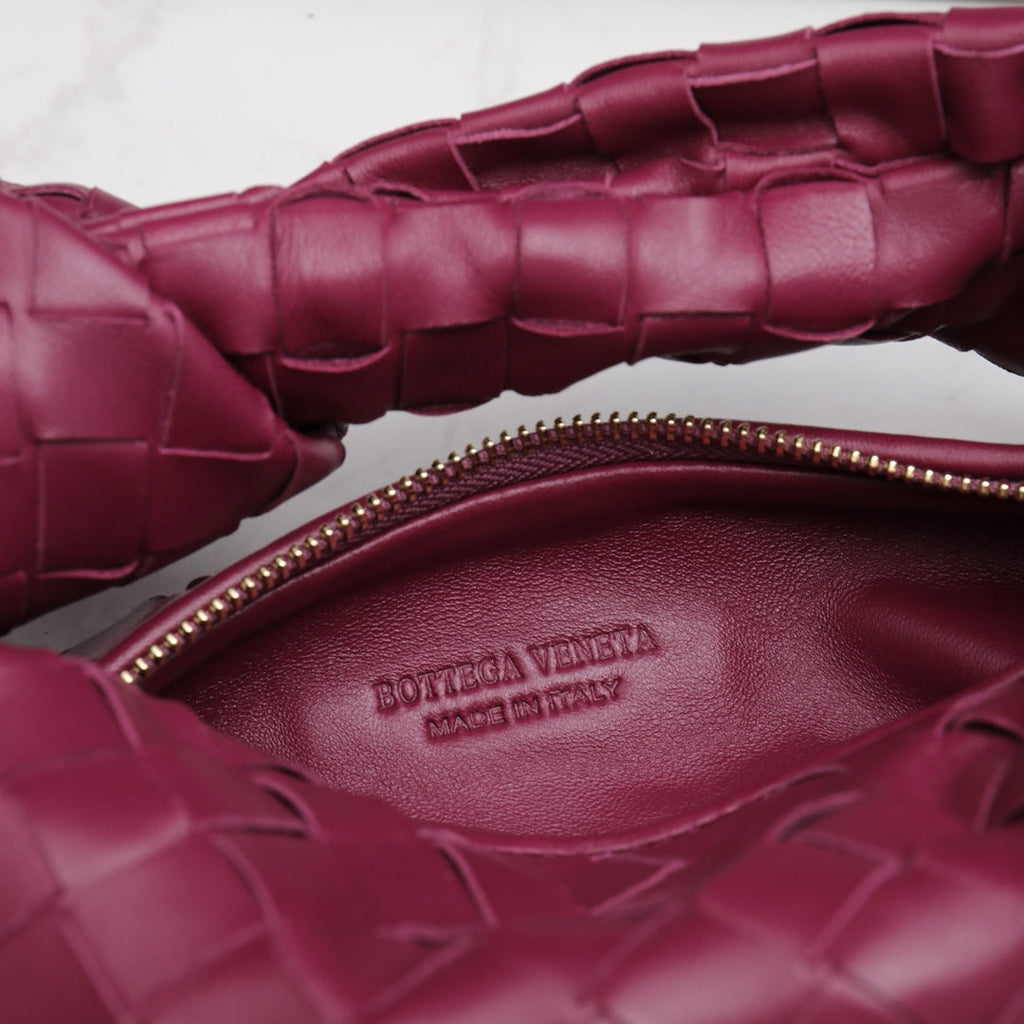 mini jodie 28 burgundy lambskin
