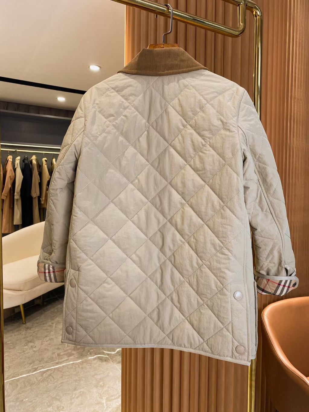 Bur 25 Jacket Beige Cotton And Polyester 282739