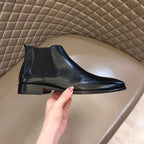 HM Men's Chelsea Boot Black Cowhide