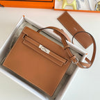 Kelly Danse II 22cm Tan Evercolor Leather Shw