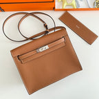 Kelly Danse II 22cm Tan Evercolor Leather Shw