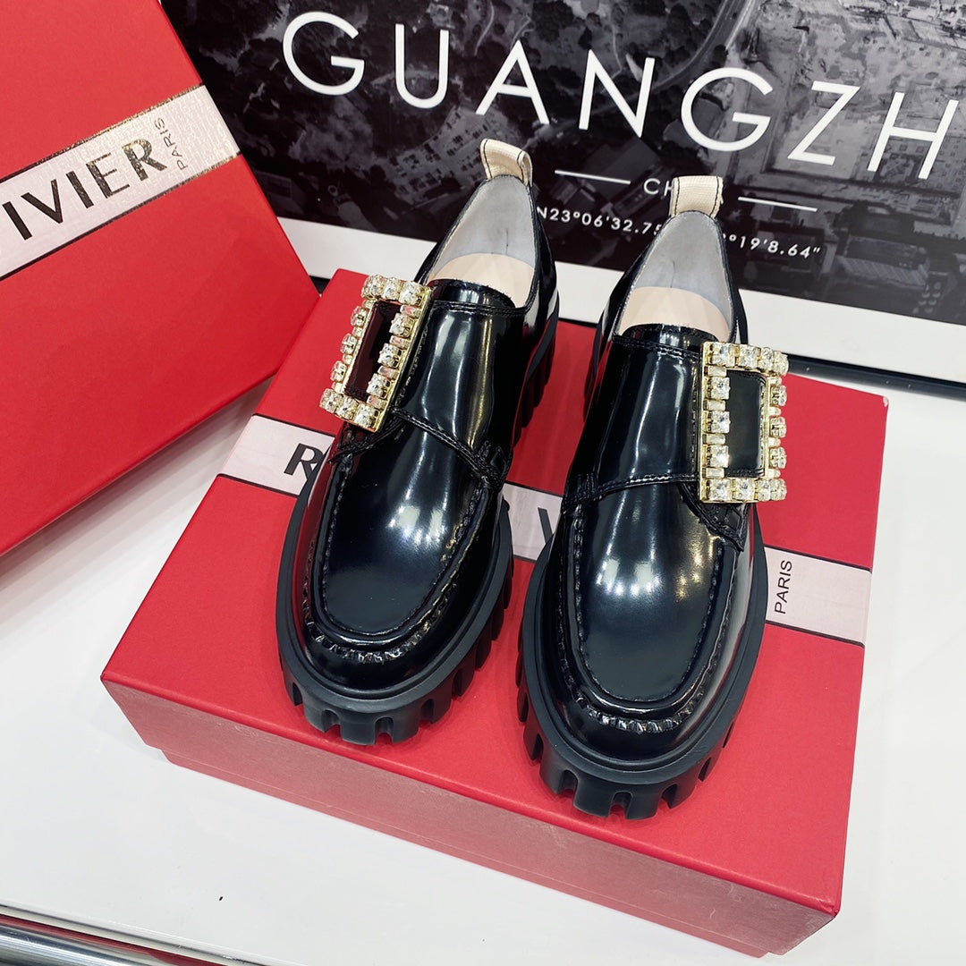 Diamond Loafers Viv Black Sheep Lining 184404