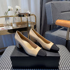 CC Pumps 65MM In Beige Lambskin 144346