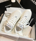 CC 22A Sneaker White Calfskin & Rubber 413920