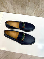 GG Men's Loafer Blue Water-Dyed Cowhide 522526