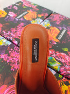 d&g iguana print brown calfskin 90 heel