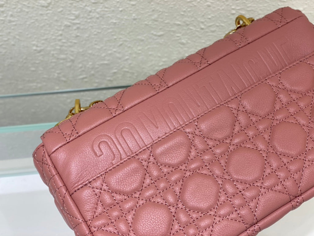 medium caro 25.5 pink calfskin