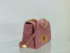 medium caro 25.5 pink calfskin