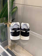 CC Sneaker In White Mesh Fabric 145612